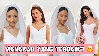 AKHIRNYA TRY ON WEDDING DRESS!!  ⎮ UNBOXING WITH AYUNISA