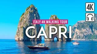 CAPRI Walking Tour 2024 | Italy Immersive Video with Captions [4K/60fps]