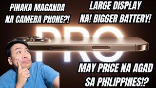 IPHONE 16 PRO AND IPHONE 16 PRO MAX FIRST IMPRESSIONS PH PRICES REVEALED!SOON AVAIL NA SA GREENHILLS