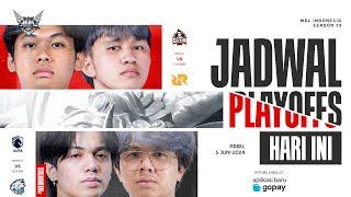 PLAYOFFS MPL ID S13 | Hari ke 1