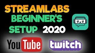 (2020) Streamlabs OBS Beginner's Tutorial for Streaming on Twitch/Youtube