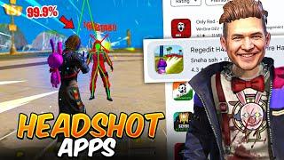 Trying HEADSHOT TOOL APPS from Playstore || freefire