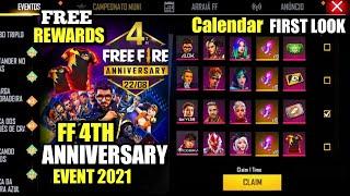 4TH ANNIVERSARY EVENT FREE FIRE 2021| free fire 4th anniversary event, ff 4th anniversary event