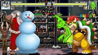 AN Mugen #340: Snow Man & Santa Claus VS Mr. Grinch & Bowser