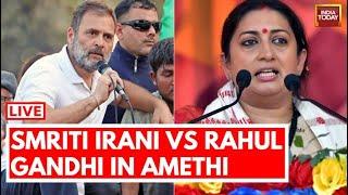 Smriti Irani Vs Rahul Gandhi LIVE: Rahul Gandhi's Nyay Yatra In Amethi LIVE News | India Today LIVE