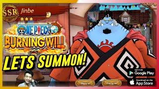 One Piece Burning Will - Lets Summon! Amazing SSRs!