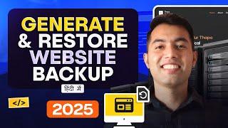 How to Generate, Download & Restore Website Backup Data to Keep Your Site Safe!