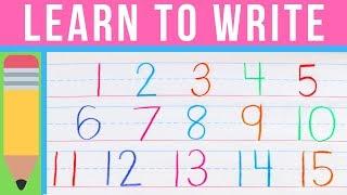 How to Write Numbers | Learn to Write with Chicka Chicka 123 | Handwriting Practice for Kids