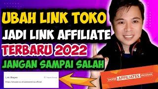 CARA UBAH LINK TOKO DI SHOPEE MENJADI LINK AFFILIATE⁉️