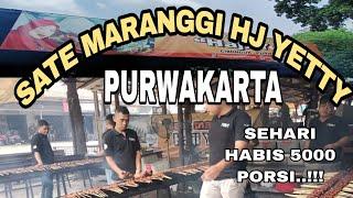 SADISSS !!! 1200KG DAGING SEHARI  | SATE MARANGGI HAJI YETTY PURWAKARTA  TEMPATNYA LUAS BANGET