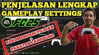 Penjelasan CONTROLLER SETTINGS / GAMEPLAY SETTINGS di FC 25. Tutorial FC 25 | Ryu Go Gaming