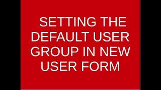 ODOO 10 - SETTING DEFAULT USER GROUPS ON THE NEW USER FORM