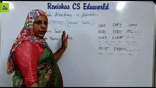 Data Structures Used In Assembler(Malayalam) /CS 303 System Software