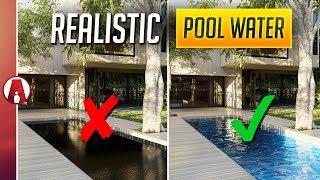 REALISTIC Pool Water | Vray for Sketchup