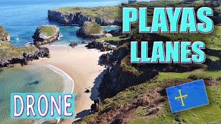 Las MEJORES PLAYAS  de LLANES | Asturias-DRONE.