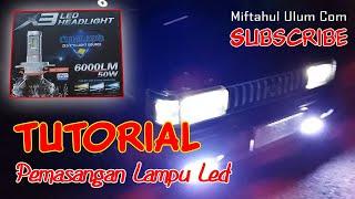 Cara pasang lampu LED mobil Kijang Grand Ekstra yang benar, AWAS..! klu salah bisa merusak lampu