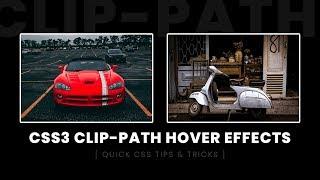 CSS Clip-path Image Hover Effects | Html CSS