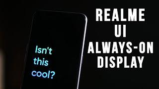 Always-on Display on Realme UI - Screen-off Display Feature Setup Explained