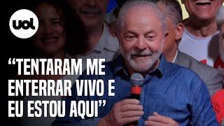 Lula discursa após vitória: 'Tentaram me enterrar vivo e eu estou aqui'