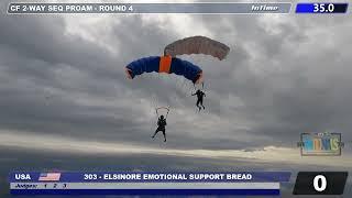 Elsinore Emotional Support Bread, Canopy Formation 2-way Sequential Pro-Am, 2024 USPA Nationals