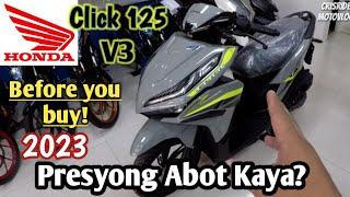 Before you buy ! New  Honda Click 125 V3, Quick Review, Price update, @crisridemotovlog