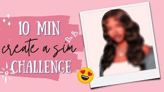 The Sims 4 | ⏱️10 MINTUE CAS CHALLENGE + LINKS