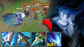 WTF?! NEW BUFFED BLUE KAYN CAN ONE SHOT YOUR WHOLE TEAM (RIOT MESSED UP)