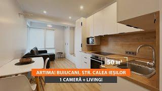 Spre chirie apartament 1 cameră+living. Artima, Buiucani, str. Calea Ieșilor | Acces Imobil