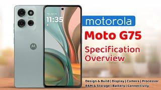 Motorola Moto G75 Specification Overview