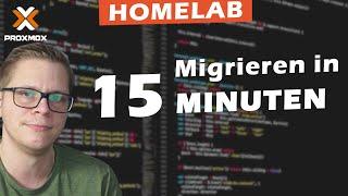 KOMPLETTE Proxmox Migration in NUR 15 Minuten !! #HOMELAB