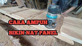 Cara Ampuh membuat nat pada panel pintu dan cara membaginya