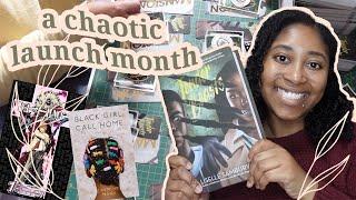 Writing Vlog: A Chaotic Launch Month [CC]