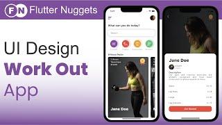 Flutter UI Design - Build a WorkOut App UI using Flutter