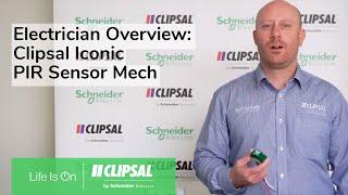 Clipsal Iconic – PIR Sensor Mech – Electrician Overview