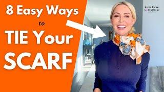 8 EASY WAYS to TIE an OBLONG SCARF – Instant CHIC