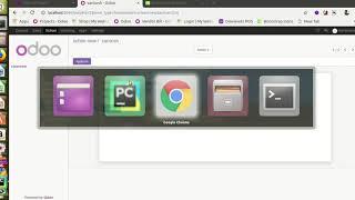 Button In from view of  Odoo