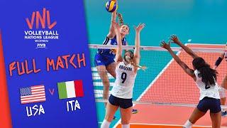 USA  Italy - Full Match | Women’s Volleyball Nations League 2019