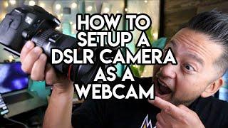 HOW TO USE YOUR DSLR CAMERA AS A WEBCAM ON ZOOM FOR TEACHERS - DISTANCE LEARNING