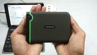 Transcend StoreJet 25M3 Unboxing and Review (+ Elite & RecoveRx)