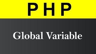 Global Variable in PHP (Hindi)