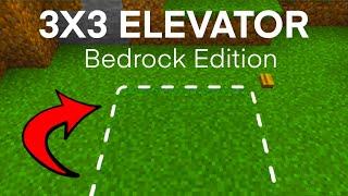 [EASY] 3x3 Elevator Tutorial for Minecraft Bedrock!