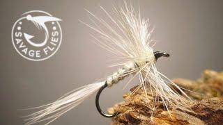 Tying and fishing the Irish Cream (mayfly dry fly pattern)