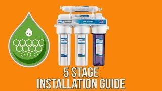 5 Stage Nu Aqua RO System Installation Guide