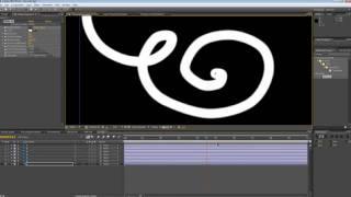 After Effects Tutorial - Organic, growing calligraphic text or brushes. (The Order Pt2)