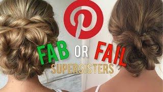 Pinterest Hairstyle Tested!| Ft. Cassidy| SuperSisters
