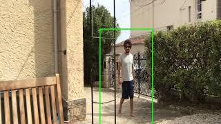 real-time human detection with OpenCv
