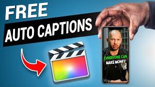 Get FREE Auto Caption in Final Cut Pro 2023