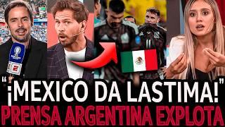 REACCIÓN PRENSA ARGENTINA a MEXICO ELIMINADO *BURLAS IMPERDIBLES*