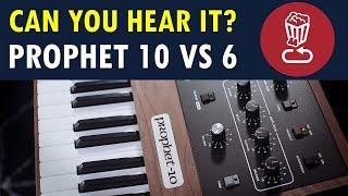 BLIND TEST: Prophet 5/10 REV4 vs Prophet 6 // Can you tell the difference? // (J3PO remix...)