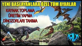 Ark Başlarken Yapılması Gerekenler (Güncel 2022) | Ark: Survival Evolved Türkçe Rehber